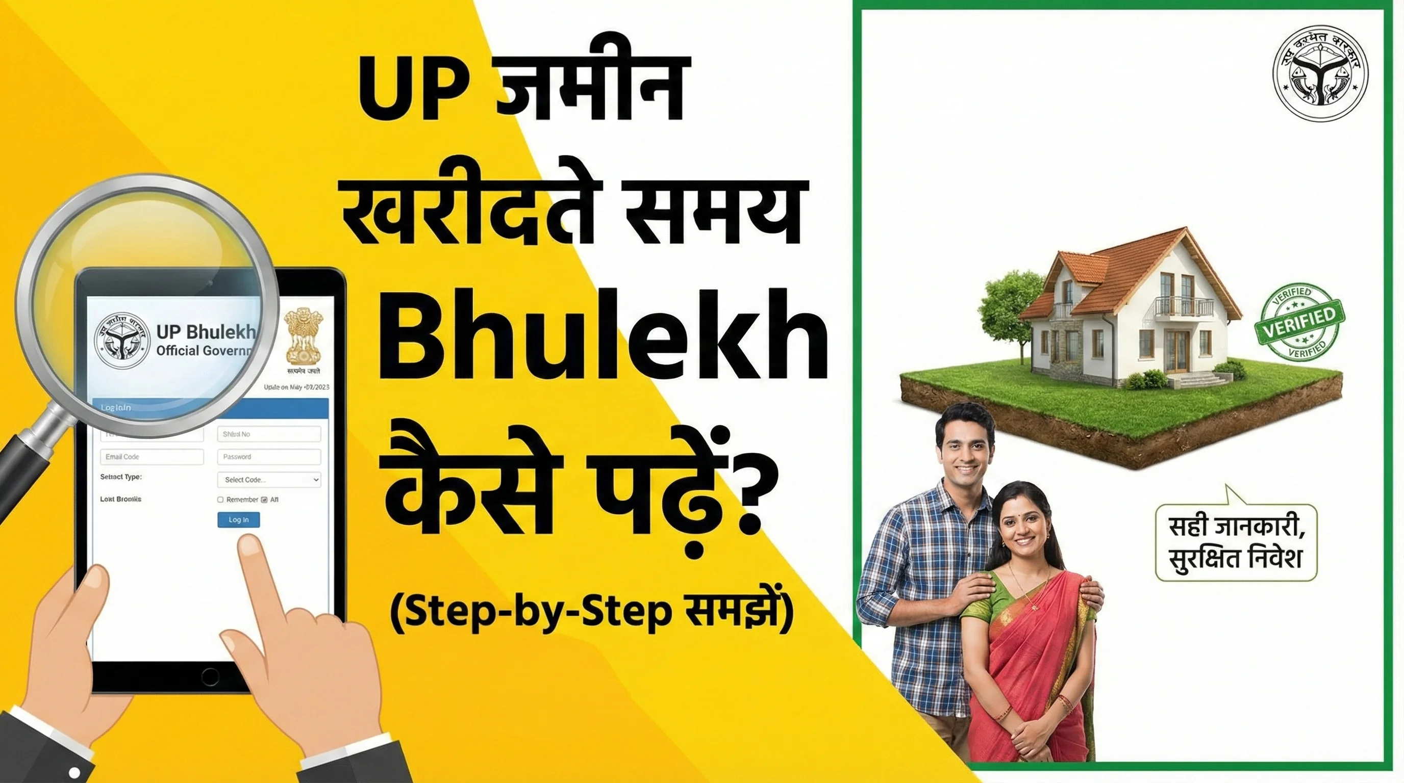 UP जमीन खरीदते समय Bhulekh कैसे पढ़ें?